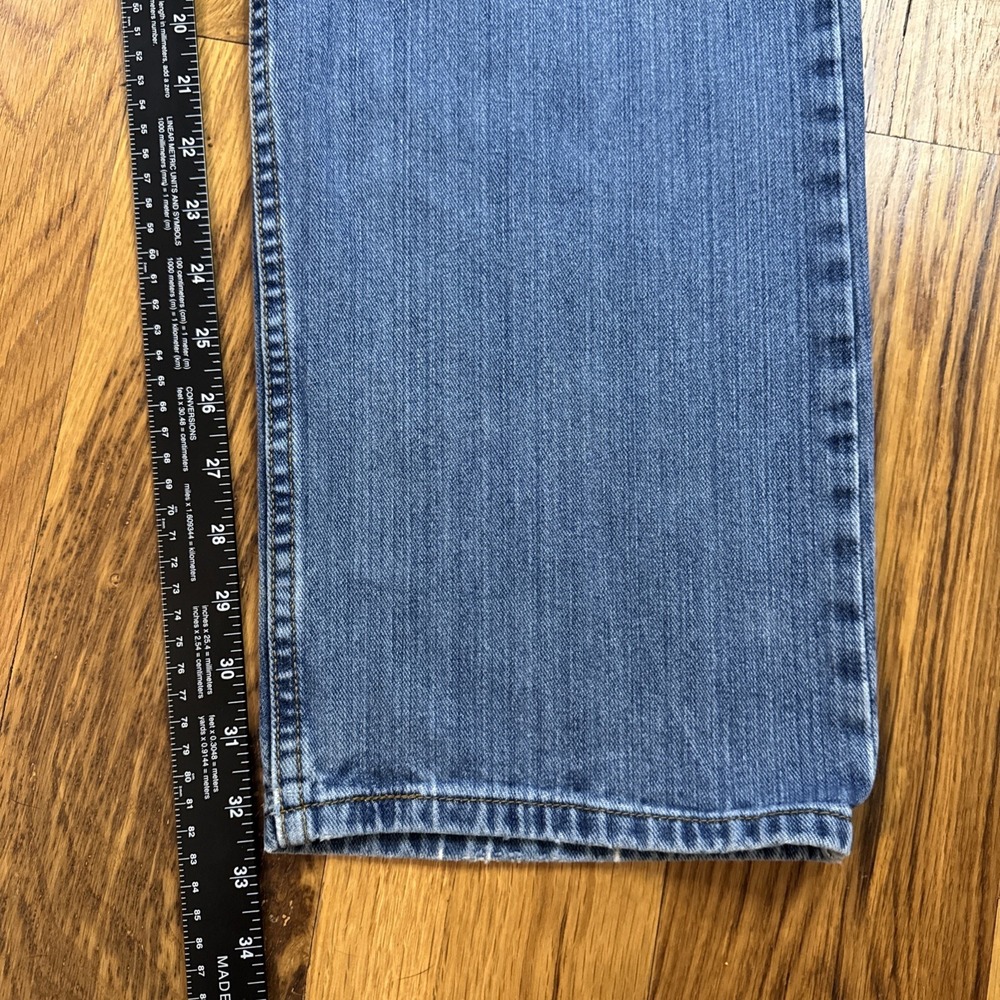 LEVIS 505 Mens 38x34 505 Black Batwing Red‎ Tab Reg Straight Fit Vintage Y2K - Picture 8 of 14